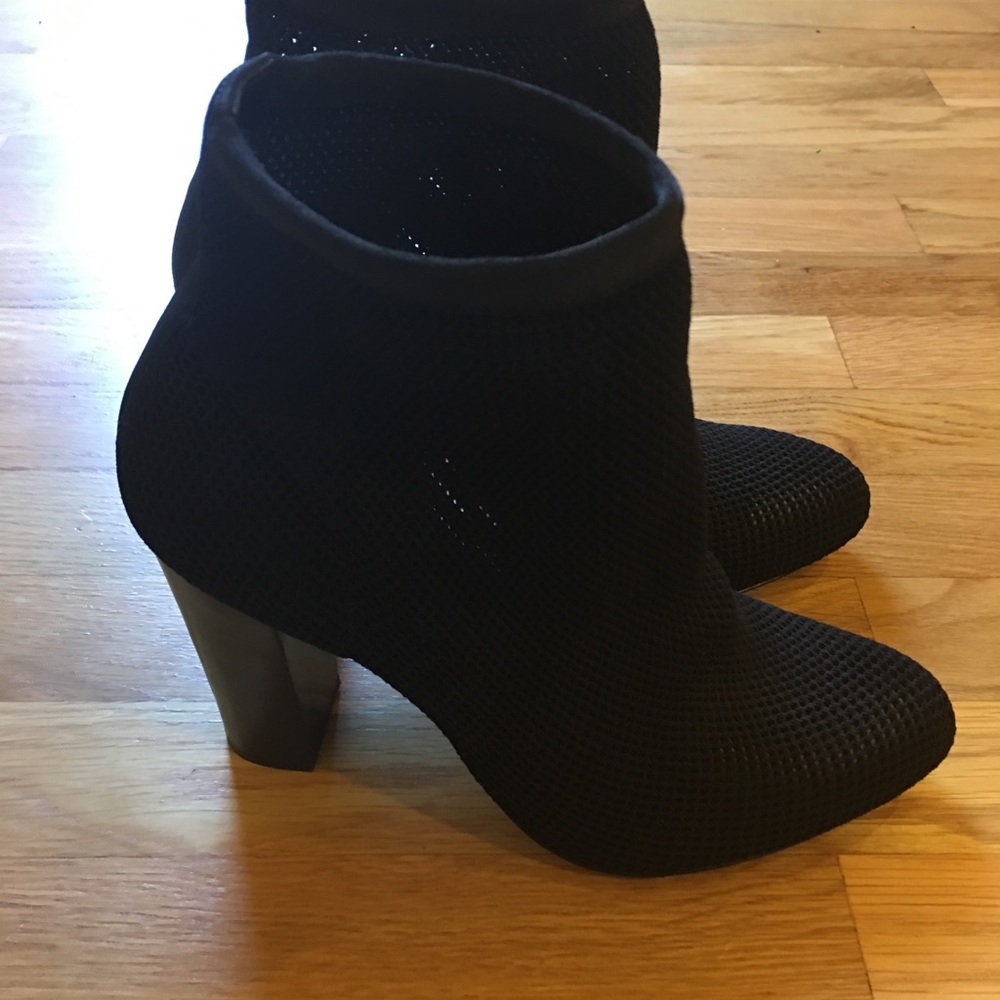 Alexander Wang Black Mesh Booties Size 40